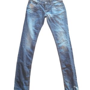 Buckle Black Skinny Jeans